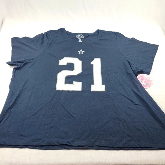 NWT NFL Cowboys Her Style Elliott tshirt with jersey #s - Picture 1 of 6